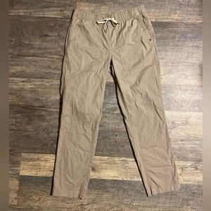 Vuori Ripstop Pants Climber Drawstring Hiking Men’s Medium Tan Stretch V461 Golf